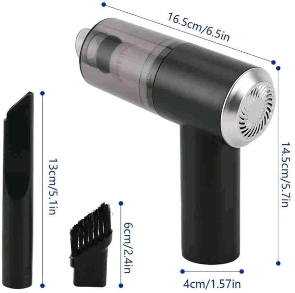 2 In 1 Car Vacuum Cleaner Portable mini Home and Car Clener Set Of 1