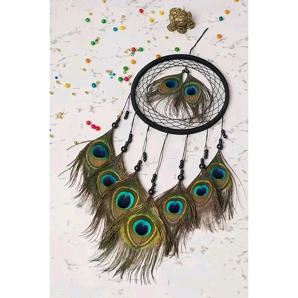 Dream Catchers - Wall Hanging Products for Home Decoration Bedroom Livingroom Balcony - Handmade Dreamcatcher for Positivity Vibes Feathers Wall Decoration Items for Kids Room (22L x 45H cm)