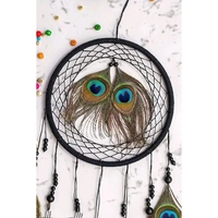 Dream Catchers - Wall Hanging Products for Home Decoration Bedroom Livingroom Balcony - Handmade Dreamcatcher for Positivity Vibes Feathers Wall Decoration Items for Kids Room (22L x 45H cm)