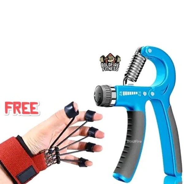 Hand gripper with counter + free Forearm strengthner Power Gripper