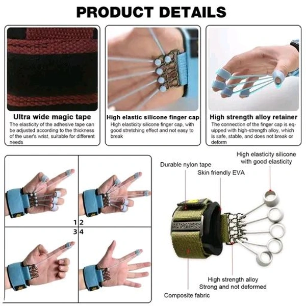 Hand gripper with counter + free Forearm strengthner Power Gripper