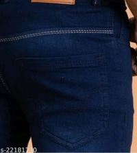 uLOOK Dark Blue Shaded Cotton Jeans - dark blue, Cotton Jeans, 32