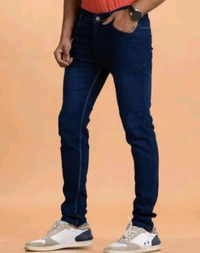 uLOOK Dark Blue Shaded Cotton Jeans - dark blue, Cotton Jeans, 32