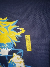 uLOOK Korean Design Printed T-shirts For Men Popcorn Print Easily Washable - Midnight Blue, L