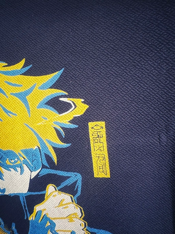uLOOK Korean Design Printed T-shirts For Men Popcorn Print Easily Washable - Midnight Blue, L
