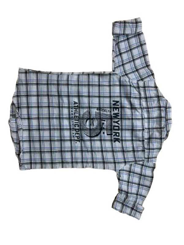 uLOOK   Cotton Blended Shirts  - Cotton Blended, Black, Red