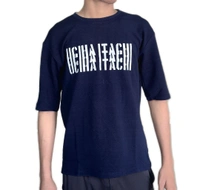 uLOOK Korean Design Printed T-shirts For Men Popcorn Print Easily Washable - Navy Blue, Popcorn, L