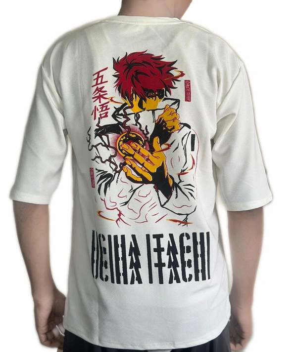 uLOOK Korean Design Printed T-shirts For Men Popcorn Print Easily Washable - White, Popcorn, M