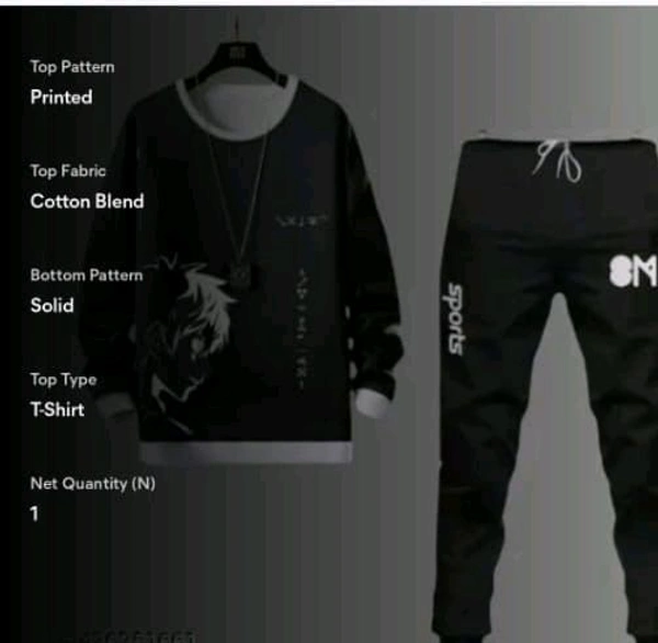 uLOOK Pant And Full Length Shirt Combo Offer White And Black Total Outfit Menswear - Black, M, Cotton