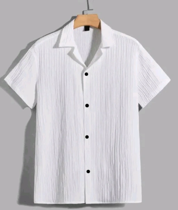 uLOOK Combo Popcorn Shirts White Colour And Maroon Colour Down Shoulder  - Popcorn, S