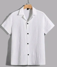 uLOOK Combo Popcorn Shirts White Colour And Black Colour Down Shoulder  - Popcorn, XXS