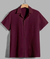 uLOOK Combo Popcorn Shirts Maroon Colour And Cream Colour Down Shoulder  - Popcorn, XXS