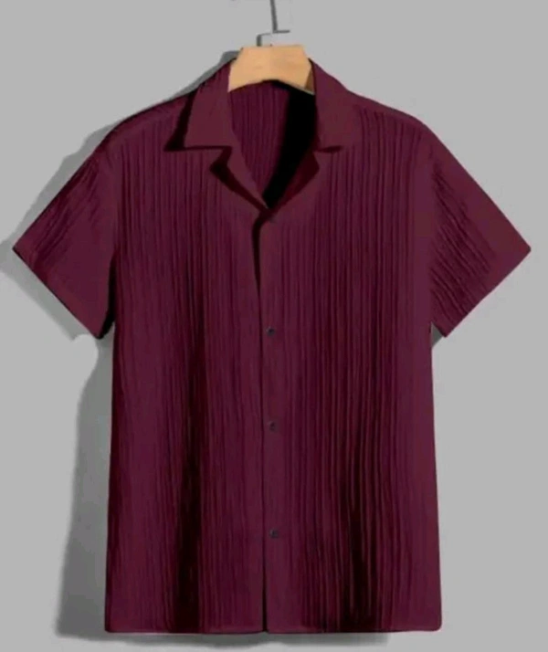 uLOOK Combo Popcorn Shirts Maroon Colour And Cream Colour Down Shoulder  - Popcorn, XXS