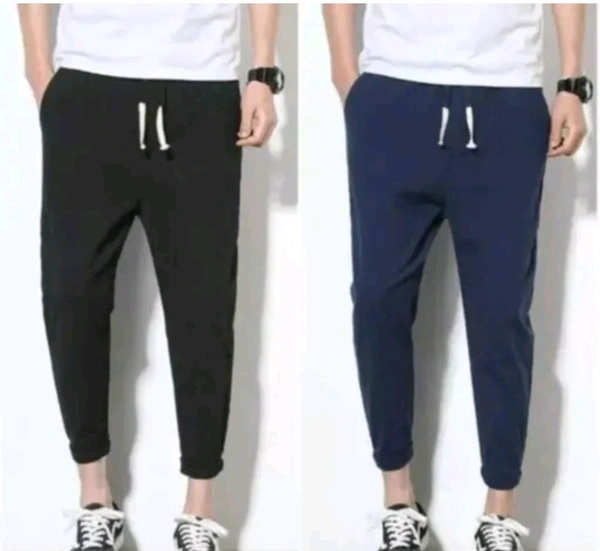 uLOOK Mens Track Pant Anckel Fit Combo Pack Of 2  - Cotton Blended, 30