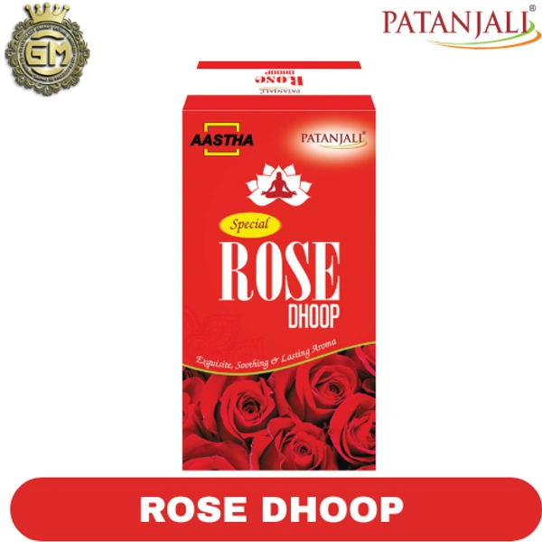 PATANJALI PUJA SPECIAL ROSE DHOOP - 