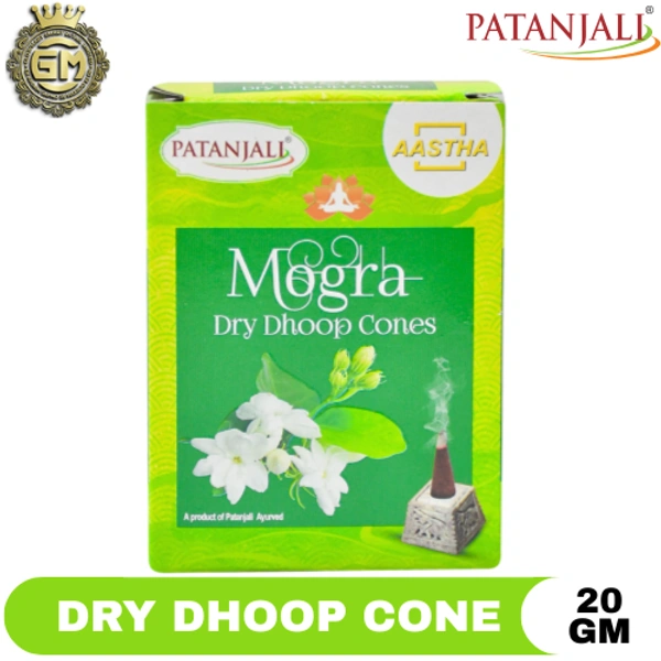 PATANJALI PUJA MOGRA DRY DHOOP CONE - 20 GM