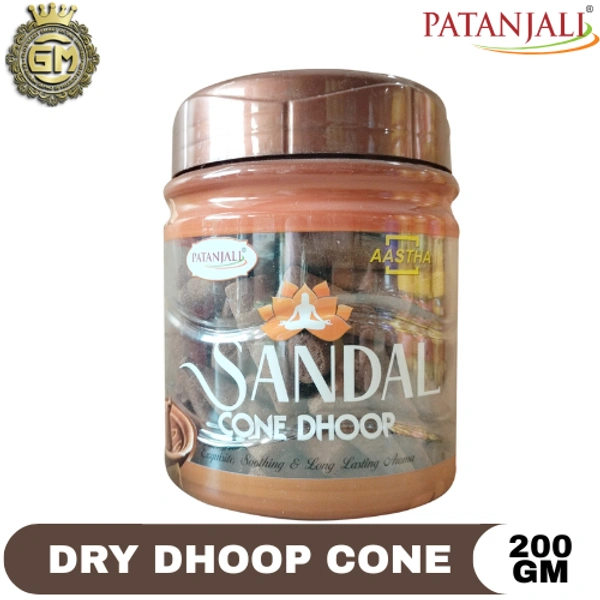 PATANJALI PUJA SANDAL CONE DHOOP - 200 GM