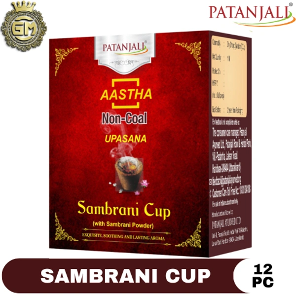 PATANJALI PUJA SAMBRANI CUP - 12PC