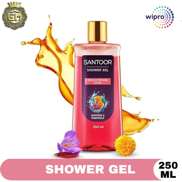 WIPRO SHOWER GEL - 250 ML, Web Orange, SAFFRON & MARIGOLD