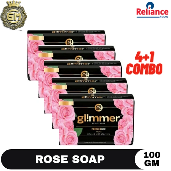 RELIANCE  GLIMMER ROSE SOAP - 100 GM