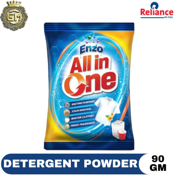 RELIANCE  ALL IN ONE DETERGENT POWDER - 90 GM