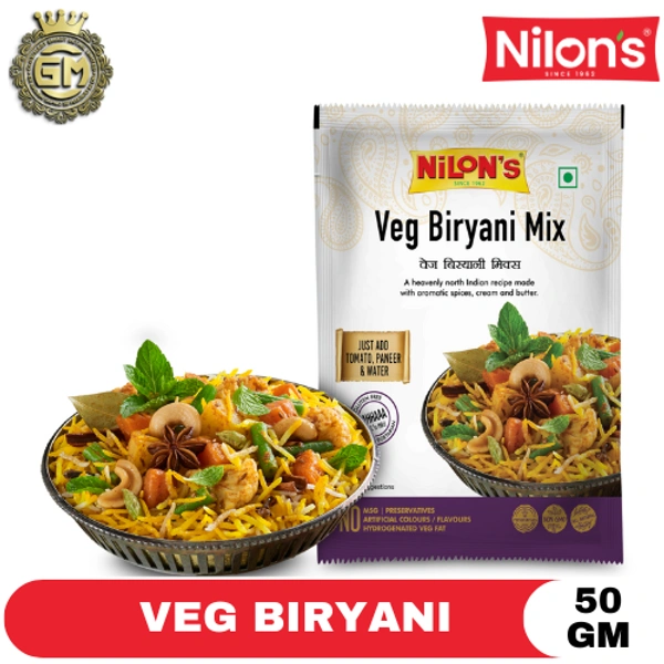 NILONS  VEG BIRYANI MIX POUCH - 50 GM