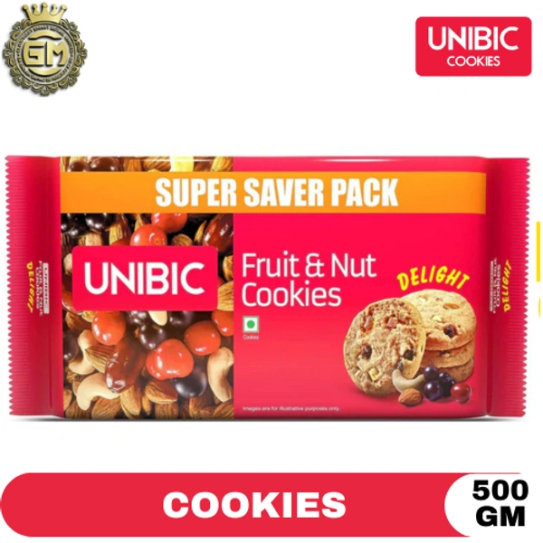 UNIBIC  FRUIT AND NUT COOKIES  - 500 GM
