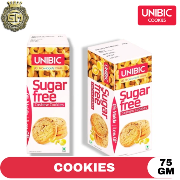 UNIBIC SUGAR FREE CASHEW - 75 GM
