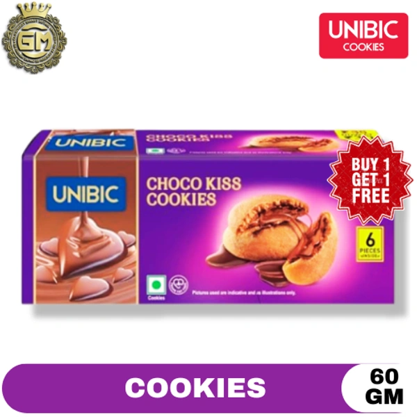 UNIBIC CASHEW KISS 1+1 - 60 GM