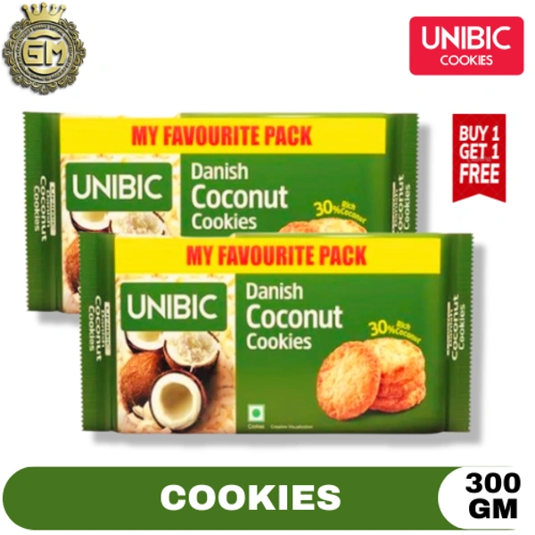 UNIBIC COCONUT 1+1 - 300 GM