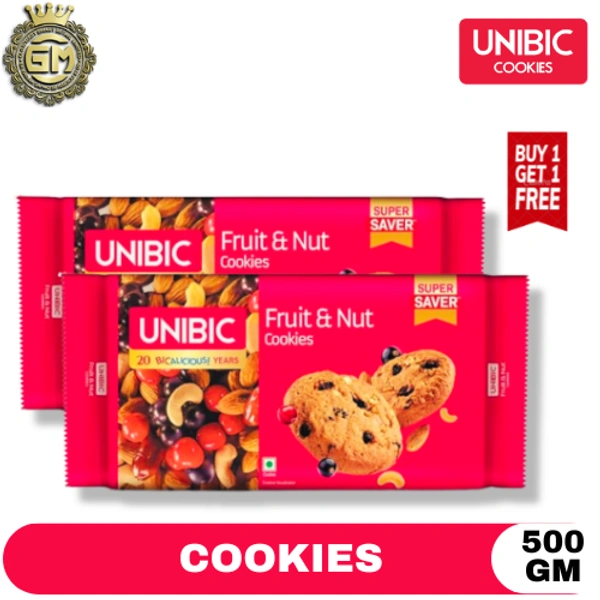 UNIBIC FRUIT & NUT COOKIES 1+1 - 500 GM