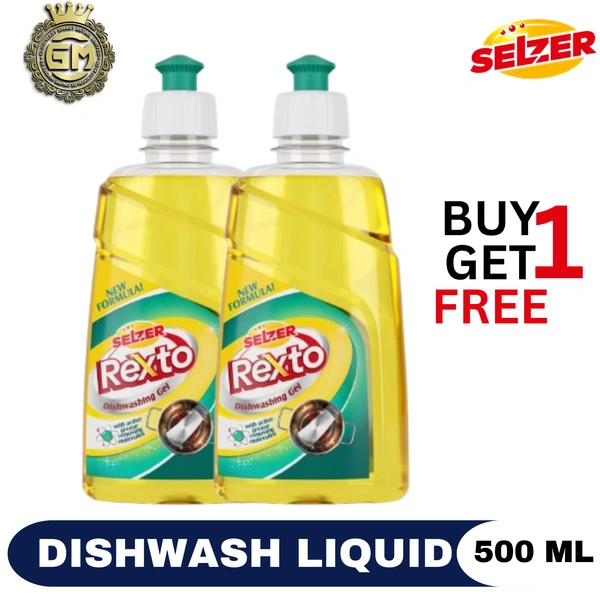 SELZER REXTO DISHWASH LIQUID POWDER CLEANER 1+1 - 500 ML