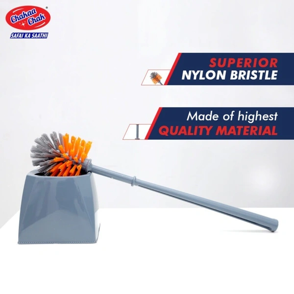 CHAKACHAK TOILET BRUSH with Stand CONTAINERS