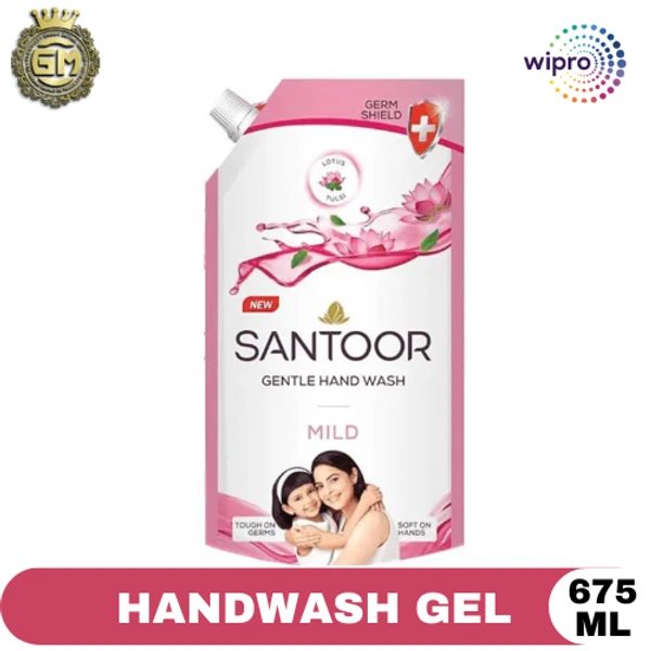 WIPRO HAND WASH RIFFEL MILD - 675ML, Classic Rose, MILD