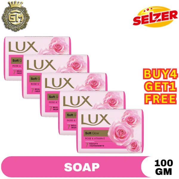 HINDUSTAN UNILEVER LIMITED LUX SOAP 4+1 - 100 GM
