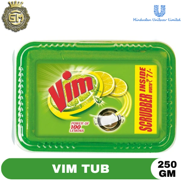 HINDUSTAN UNILEVER LIMITED  VIM BAR TUB SCRUBBER - 250 GM