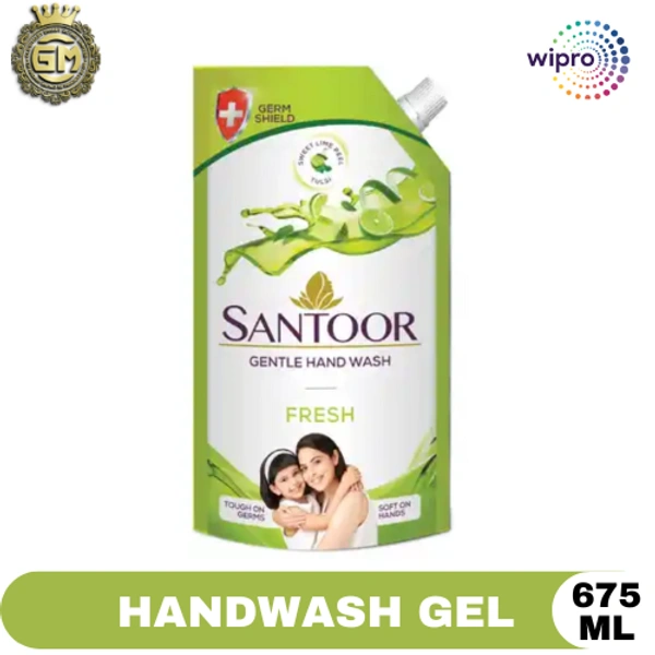 WIPRO HAND WASH RIFFEL FRESH - 675ML, Green