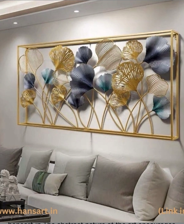 Metal Art Wall Decor  - Brown, 35*20