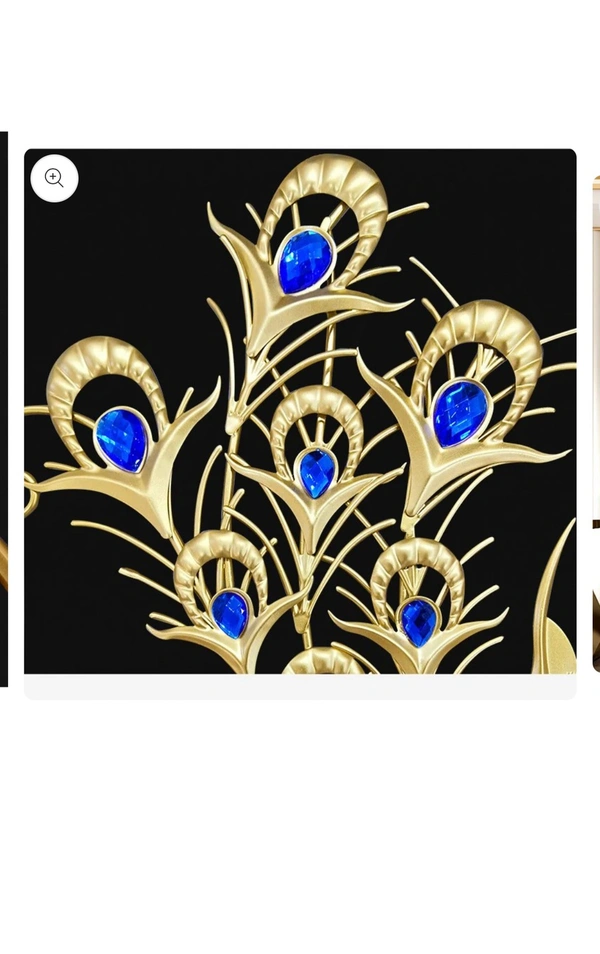 Metal Art  Peacock Metal Wall Clock - Large 145cm x 75cm Size for Home Decor