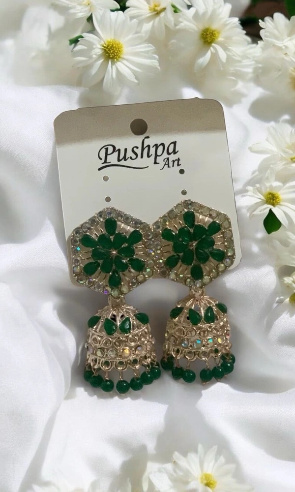  Jhumka Earrings   - Japanese Laurel