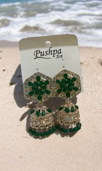  Jhumka Earrings   - Japanese Laurel