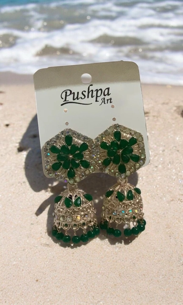  Jhumka Earrings   - Japanese Laurel