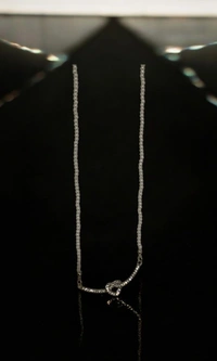 Groove Gallery  ek Pearl & Crystal Heart Pendant Neckla - White