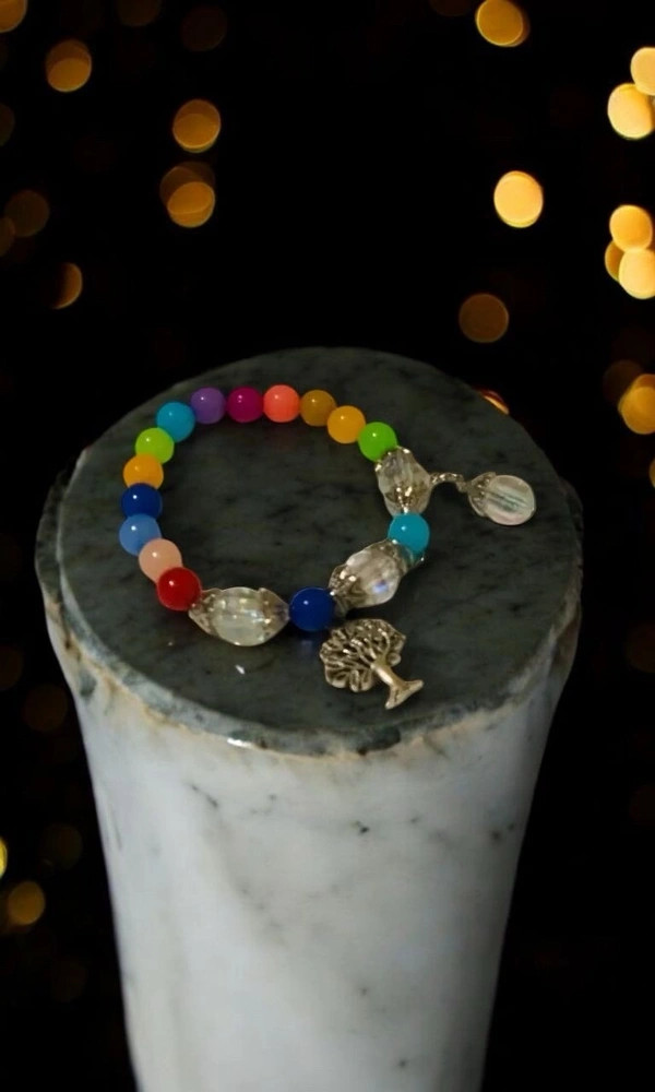 Groove Gallery  Enchanted Rainbow Charm Bracelet