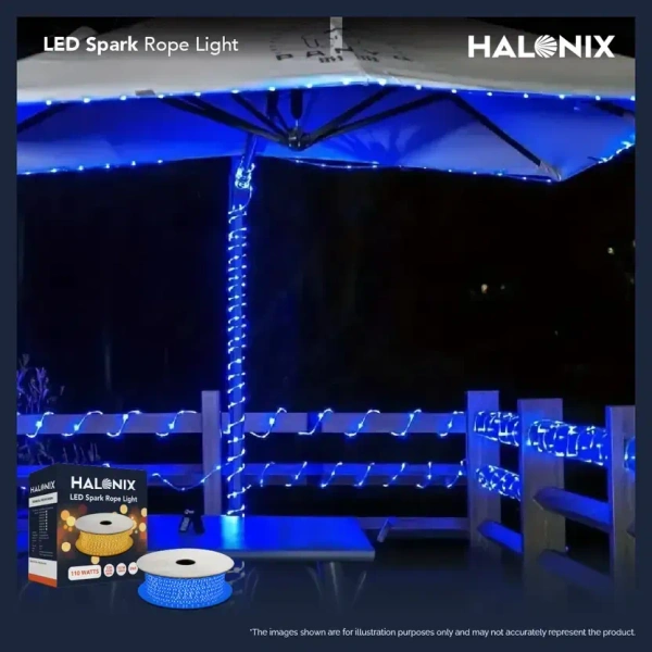 HALONIX 1200 LED 10 MTR BLUE ROPE LIGHT 
