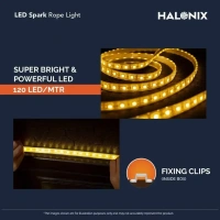 HALONIX 1200 LED 10MTR Yellow Lights