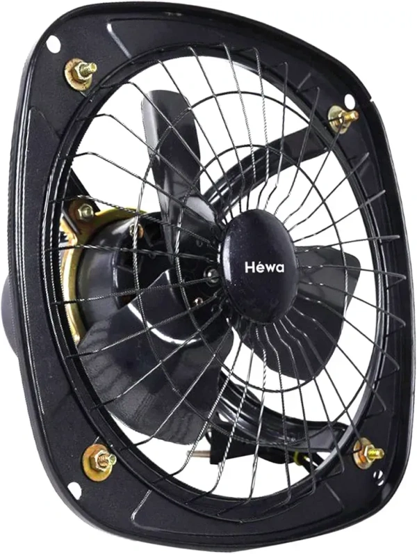 12 inch 300mm Fresh air Metal Exhaust fan Ventilation fan for Kitchen, Bathroom, Office 2200rpm high speed with 2 Year Warranty. Comes with Front Guard and Powerful Suction (Metallic grey)