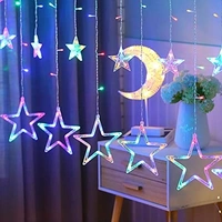 MULTI COLUR STAR DIWALI LIGHTS 6+6 