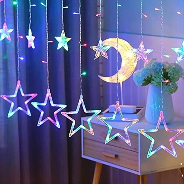 MULTI COLUR STAR DIWALI LIGHTS 6+6 