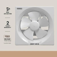 USHA Crisp Air VX Exhaust Fan | 200mm Sweep Size | 300mm Duct Size | 100% Copper Motor | 2 Year Warranty | (White)